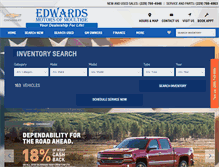 Tablet Screenshot of edwardsmotors.com